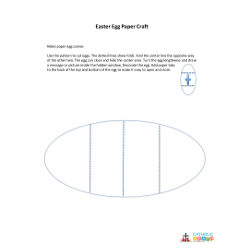 Easter Egg Paper Craft